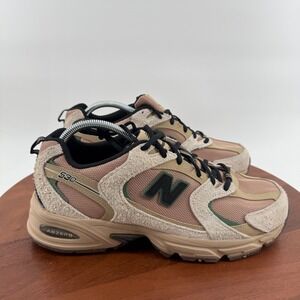 New Balance 530 Pink Tan Green Retro Running Shoes MR530SND Men's 9.5/Women's 11